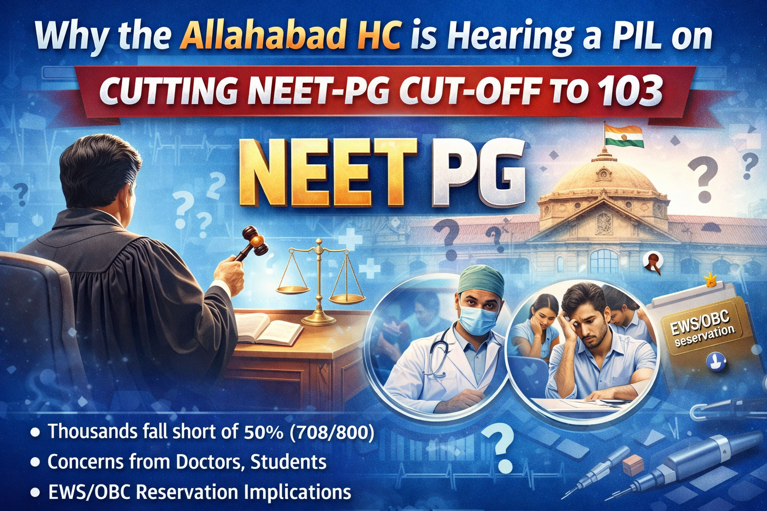 Why the Allahabad HC is Hearing a PIL on Cutting NEET-PG Cut-Off to 103